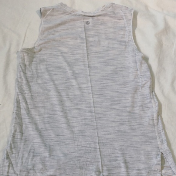 Lululemon white muscle tank top - Picture 1 of 6